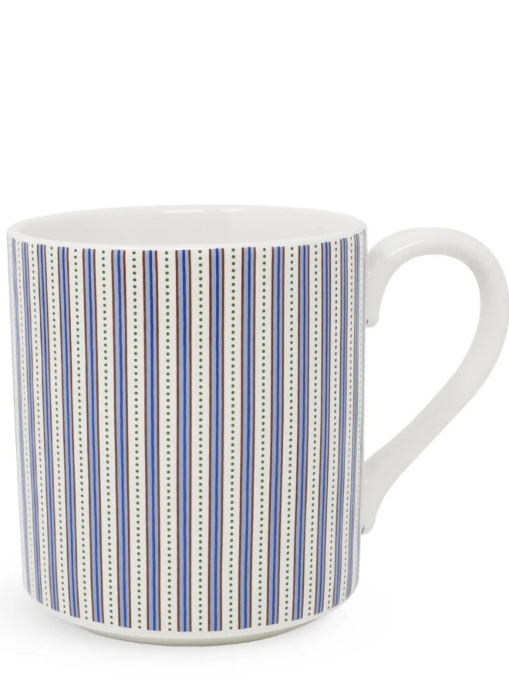 Vera Bradley Ceramic Mug in the Rachel Ditsy Stripe 14 oz - Picture 2 of 3